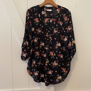 Lush Floral Blouse Small